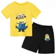 thumbnail image 2 of Conjunto de camiseta y pantalones cortos de dibujos animados de Minions Despicable Me para niños y adolescentes de verano de 2024, ropa para niños y niñas, camiseta de manga corta, traje de moda, 2 of 5