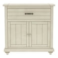 thumbnail image 2 of Furniture of America Bombas Wood 1-Drawer Hallway Cabinet in Antique White, 2 of 9