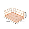 thumbnail image 3 of Hot Tools Rose Gold Storage Box Desktop Basket Modern Storage Storage, 3 of 8
