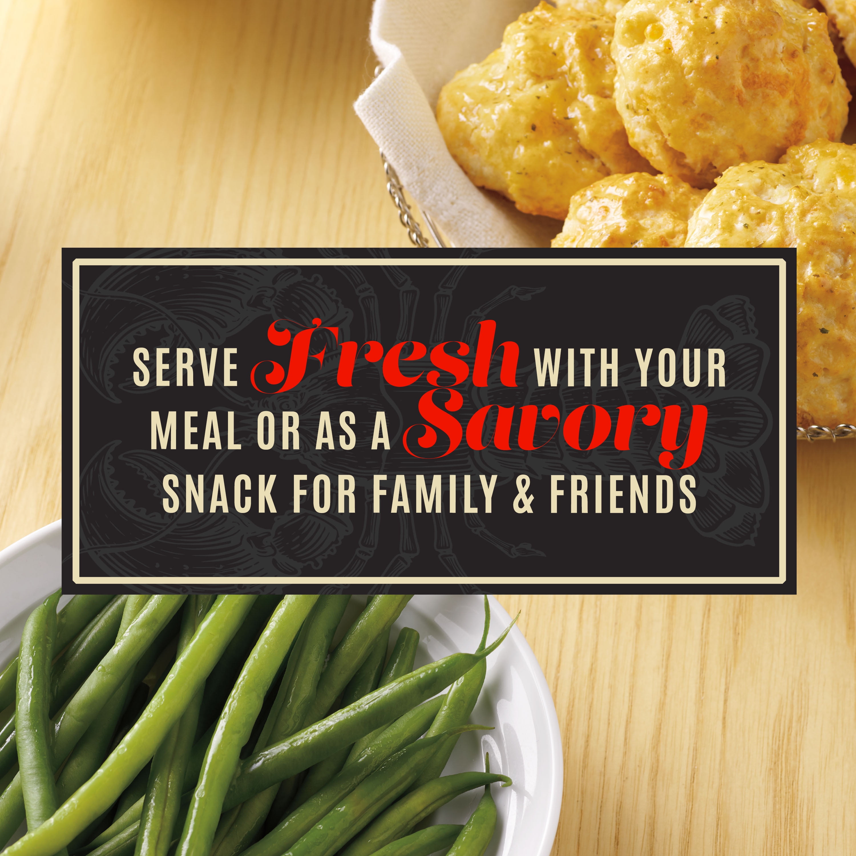 Red Lobster Cheddar Bay Biscuit Mix, Garlic Herb Seasoning Included, Cheddar Biscuit Mix, 11.36 Oz Box