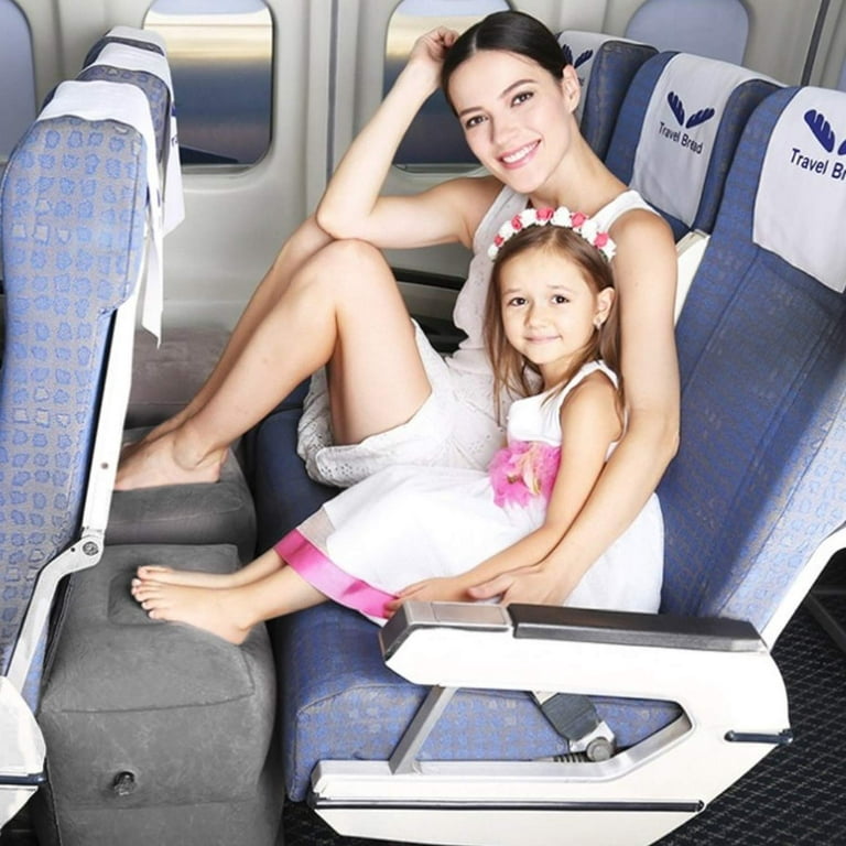 Betus Inflatable Travel Foot Rest Pillow - Leg Rest Stool for Long Flight  Trip 