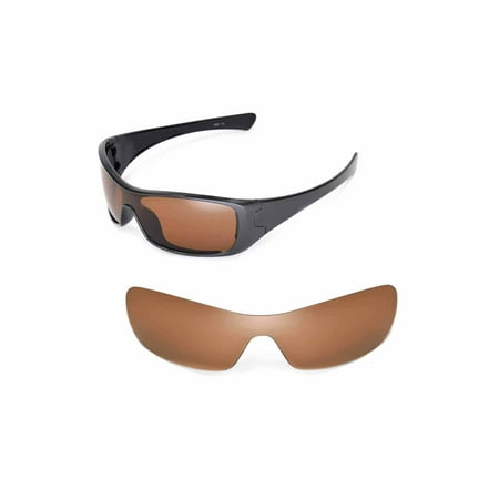 Walleva Brown Polarized Replacement Lenses for Oakley Antix Sunglasses