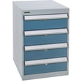 thumbnail image 1 of Four-Drawer Pedestal Workbench, 18" W x 21" D x 28" H, 1 of 1