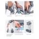 thumbnail image 4 of Maleta para niños con ruedas giratorias, maletas grandes con diseño de asiento para niños, equipaje de mano rígido de 20 pulgadas para viajes, 4 of 4