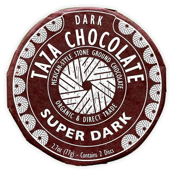 Taza Chocolate Organic Chocolate Disc Super Dark 2.7 oz Pack of 2