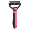thumbnail image 1 of Pet Undercoat Rake Brush,Pet Undercoat Rake Double Dog Dematting Rake Comb Pet Undercoat Rake Best in Class, 1 of 14