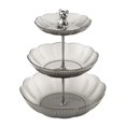 thumbnail image 1 of 2/3Layer Food Storage Tray Wedding Table Decoration Candy Snack Plate Cake Stand, 1 of 10