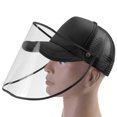 thumbnail image 1 of Outdoor Transparent Cap Full Face Protective Shield Hat Anti-Fog Windproof Dustproof, 1 of 10