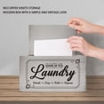 thumbnail image 2 of Dryer Sheets Holder with Lid Rustic Dryer Sheet Dispenser Laundry Lettering Container Laundry Fabric Softener Dispenser Box Room, 2 of 7