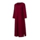 thumbnail image 4 of Vestido largo suelto para mujer, vestido largo bohemio de manga larga vintage Irfora borgoña/Extragrande, 4 of 7