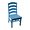 Blue, variant on Keystone Amish Co. Ladderback Poly Composite Dining Chair, Blue
