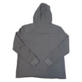 thumbnail image 2 of Modern Canvas Women's Long Sleeve V-Neck Cotton Terry Fray Hem Pullover Hoodie (Charcoal Grey, XXL), 2 of 2