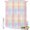 Pink LightSkyBlue, variant on Shower Curtain Plaid Shower Curtains for Bathroom Decor, Waterproof Polyester Shower Curtain Set with Hooks, Extra Long 72" x 96" Pink Blue Yellow