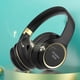 thumbnail image 4 of Auriculares inalámbricos Bluetooth plegables, auriculares para llamadas y juegos, negro, 4 of 8