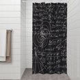 thumbnail image 2 of Math Equations Calculus Black Pattern Shower Curtain 36"x72" ,Bathroom Decorative Shower Curtains Set with 12 Hooks,Modern Waterproof Washable Shower Curtain, 2 of 6
