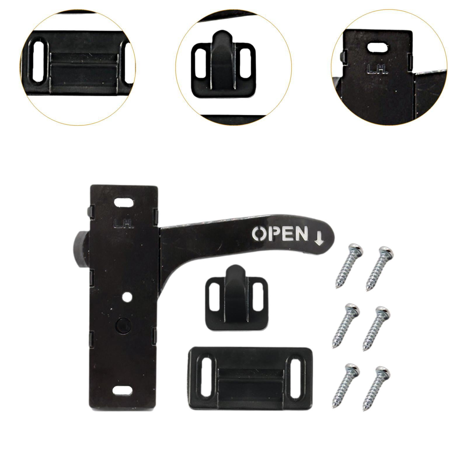 Wzmzjy Car Screen Door Latch Set Heavy Duty Easy Installation RV Accessories for Inside Left handle
