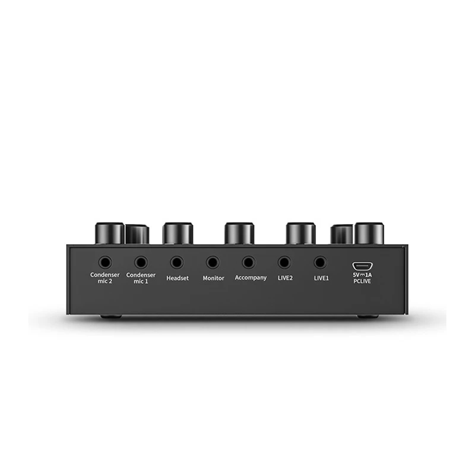 V8S Live Microphone Sound Card For Audio Mixer Streaming Board Music Recording Broadcast ,Precision Control