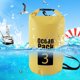 thumbnail image 1 of Bolsa De Natación Saco Natación Impermeable Dry Saco 3/5/10L Cubo Rafting Saco (3L ) Amarillo, 1 of 5