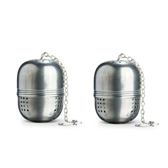 Classic Stainless Steel Tea Ball Strainer for Loose Leaf Tea Bundle of 2-Citea