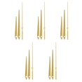 thumbnail image 2 of Clock Movement Mechanism, Non Ticking Hands, Replacement Clock Hands Kit Made of Aluminum, DIY Clock Parts Replacement for Clock Repair, 5 Sets of Golden, 2 of 7