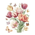 thumbnail image 2 of Ovzne Spring Window's Tight Glass Window 1 Sheets Flower Window Been For Glass Window Butterflies Easter Window Flower Window Stickers On Clearance, 2 of 6