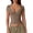 Camel, variant on V Neck Short Sleeve Legging Shirt for Women Double Lined Tee Slim Fit Crop Top Blue M