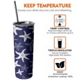 thumbnail image 6 of Starfish 20oz Tumbler with Lid Straw Stainless Steel Water Bottle for Travel Commuting Driving, 6 of 7