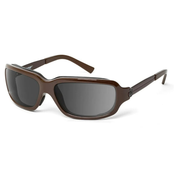 Tahoe Wind Blocking Padded Foam Photochromic Sunglasses for Outdoors, 100% UVA + UVB Protection, Milk Chocolate Frame/Clear to Dark Gray Lens