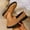 #097-Brown, variant on Women's Casual Versatile Soft Leather Loafer Shoes - Round Toe Flat Sole Low-Top Slip-On with Eye-Catching Design, Lightweight Comfort Wide Width Available for Everyday Wear
