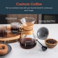 thumbnail image 3 of Cafetera de goteo COSORI jarra de café de vidrio de 8 tazas filtro de acero inoxidable, 3 of 3