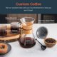 thumbnail image 3 of Cafetera de goteo COSORI jarra de café de vidrio de 8 tazas filtro de acero inoxidable, 3 of 3
