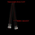 thumbnail image 3 of INSPIRE CHIC Women's Clear Bra Straps Replacement Invisible Shoulder Straps 3 Pairs, 3 of 5