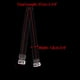 thumbnail image 3 of Sujetador Invisible Allegra K 3 Pares 1.8cm Ancho Desmontable Hombro Tirantes Transparentes, 3 of 5