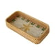 thumbnail image 3 of Cesta de mimbre rectangular para fruta, bandeja para servir y pan, decoración de mesa para 20x10x4cm, 3 of 9
