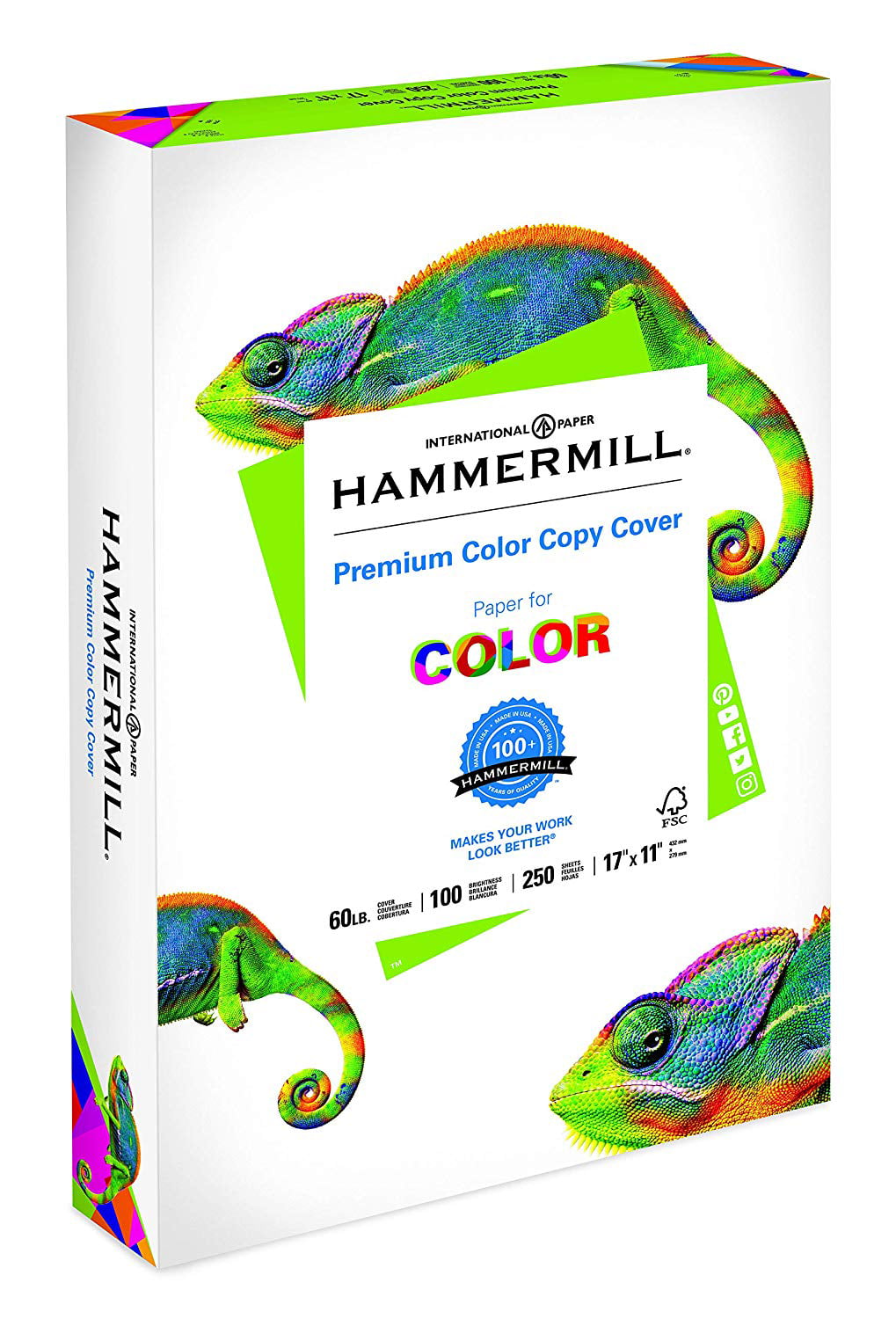 99.99% Jam-Free 200 Sheets Hammermill Blue Cardstock 8.5 x 11 Colored Cardstock 168350R 110lb 1 Pack Thick Cardstock For Everyday Projects 