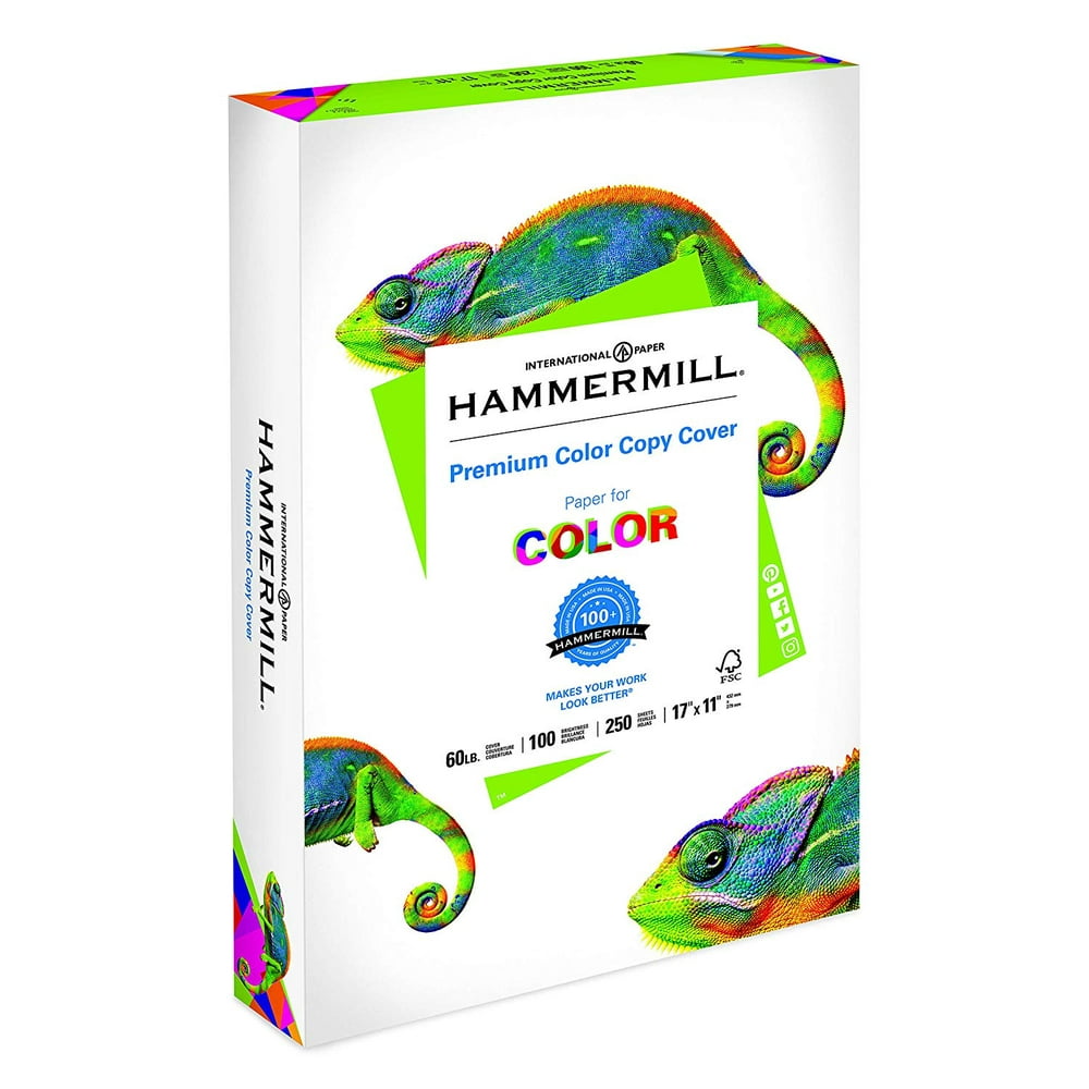Hammermill Paper, Premium Color Copy Cover Cardstock, 17x11 Paper, 60lb