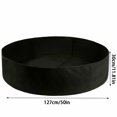 thumbnail image 1 of Bolsa de plantación redonda para jardín al aire libre, invernadero, fieltro, tela, planta, flor, vegetal, maceta, cubo, negro, 127x20cm Yuarrent HA5752-06, 1 of 6