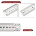 thumbnail image 5 of Unique Bargains Stainless Steel Ruler with Scriber Block 20' Metric Inch Ruler with 30mm Locating Vernier Slider, Silver Tone, 5 of 5