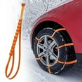thumbnail image 3 of Snow Tire Chain, Reusable Portable Adjustable Plastic Non-Slip Cable Tie, Universal Emergency Tire Chains for Winter Driving, Security Chains Fit for Most Car Sedan SUV Truck, 3 of 5