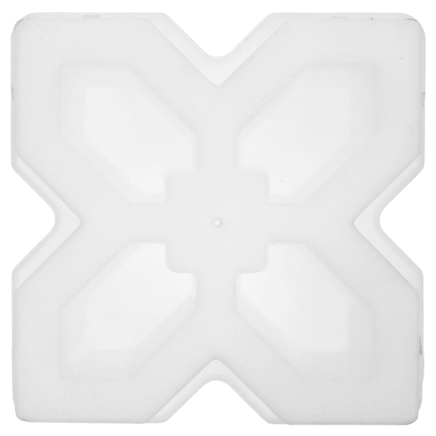 Cemento Molde Pavimento Piedra Moldeo Piedra de escalonamiento Molde de concreto reutilizable para patio Jardín Césped Pavimento 30x30x6 cm