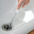 thumbnail image 3 of CNKOO Unclogging Device Pipe Dredging tools Hair Catcher Cleaner 2Pcs Drain Brushes, 3 of 13