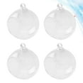 thumbnail image 2 of Miangastore 4PCS Transparent Hanging Glass Vase Ball Shape Flower Plants Terrarium Vase Flat Base Container Landscape DIY Wedding Home Decoration - 100mm, 2 of 8