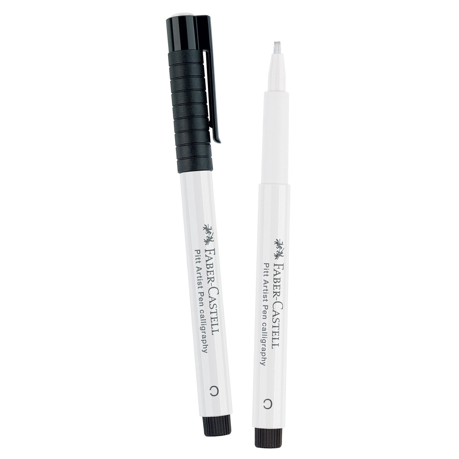 Faber-Castell PITT White Calligraphy Artist Pen, 10 Pack