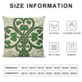 thumbnail image 6 of Jiayy  St Patricks Day Clover Throw Pillow Cover,  Shamrock Cushion Case Decoration for Sofa Couch Set of 2, 6 of 6