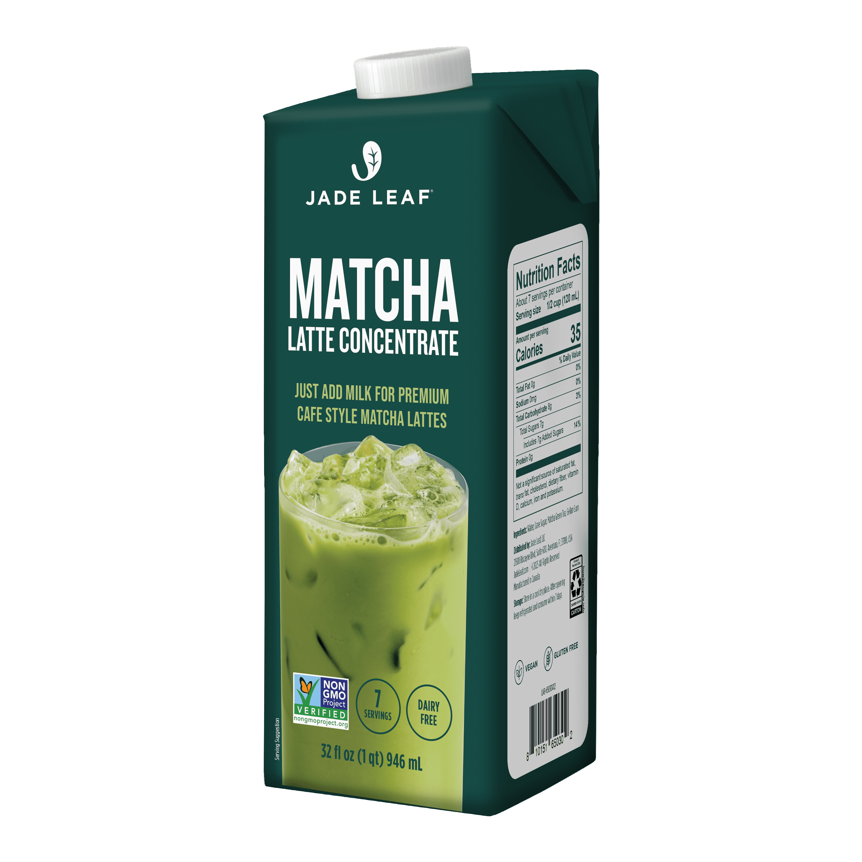 Jade Leaf 32 fl oz Matcha Green Tea Latte Mix Concentrate