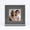 Brushed Silver- Square Opening, variant on 6x6 Brushed Metal Picture Frame with Round Mat | Minimalist square photo frame,fits 4x4 round photos,tabletop display,sleek shadowbox design for family memory portraits.