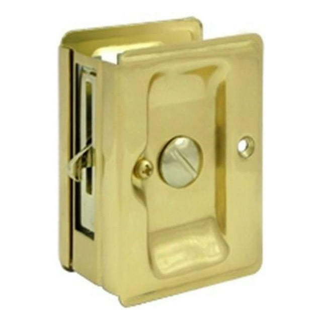 Deltana SDLA325U3 3.25 x 2.25 in. Heavy Duty Adjustable Privacy Pocket Lock, Bright