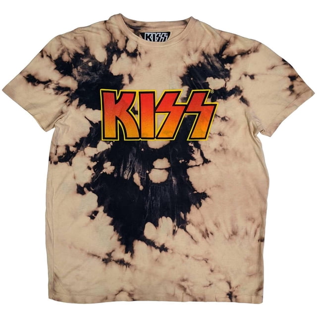 Kiss Adult Tie Dye Logo T-Shirt