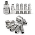 thumbnail image 3 of 6x 1/4 "NPT De Acopladores Rápidos De Latón Herramientas De Accesorios De Conectores De De Aire Sólido shamjiam Conector neumático, 3 of 8