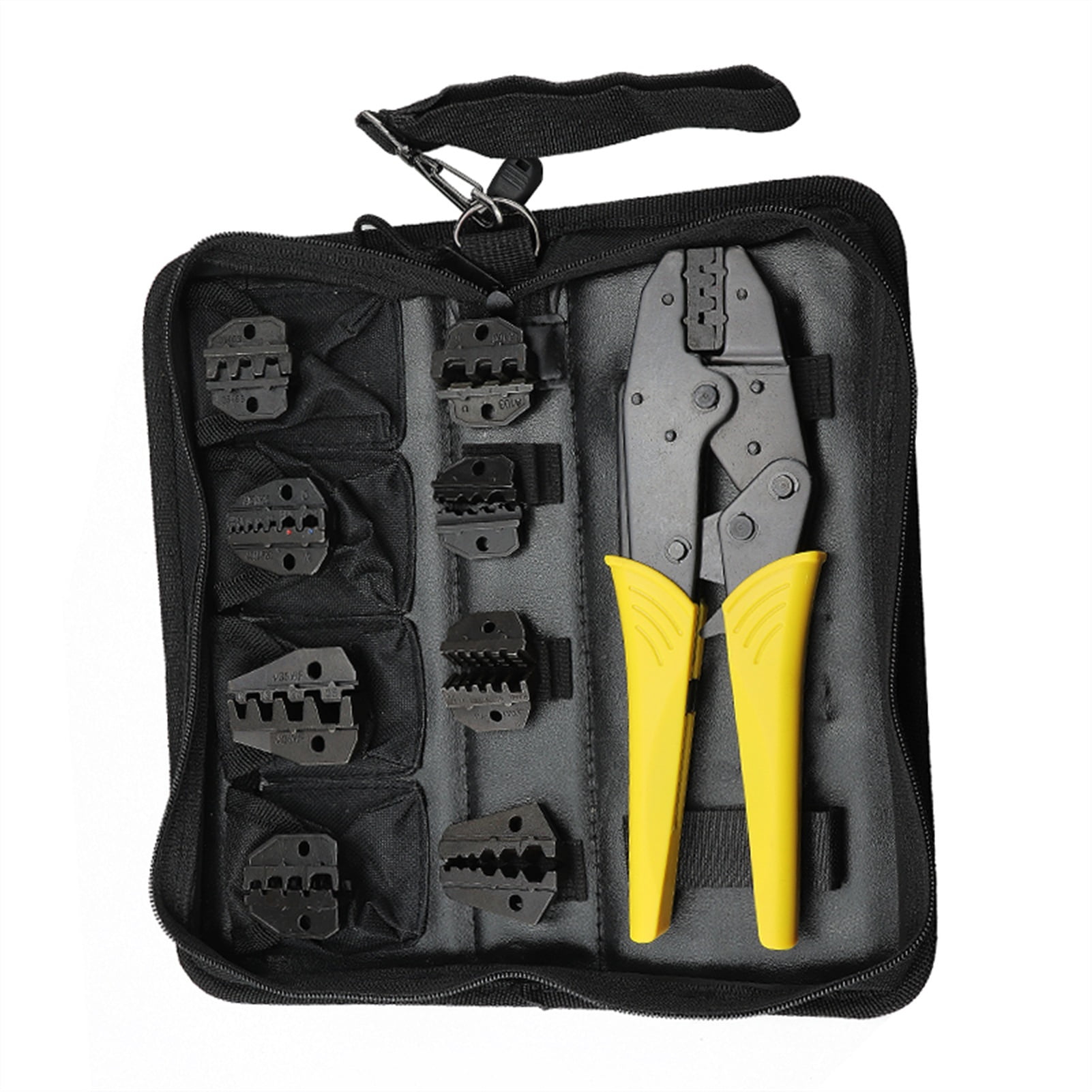 Mini Crimping Pliers HS-03BC Clamp Tools Cap/coaxial Cable Terminals Kit 230mm Mini Carbon Steel Multifunctional Electrical ,Built to Last